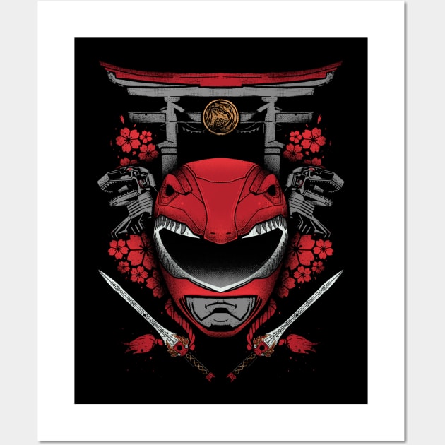 Red Ranger Wall Art by ramenboy